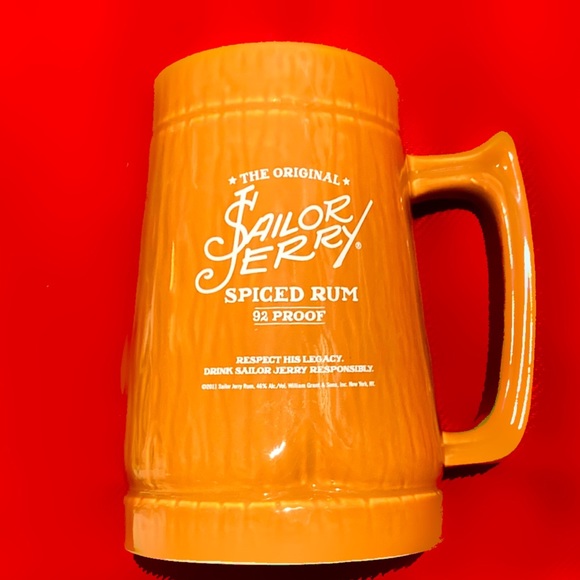 Sailor Jerry Spiced Rum Tiki Mug with Handle - Picture 2 of 5